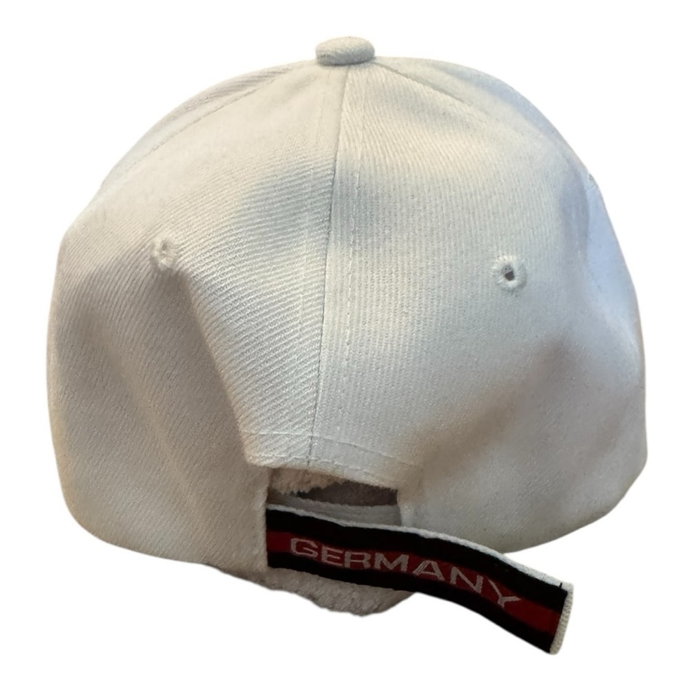 Germany Deutschland White Embroidered Patriotic Flag 2006 Strapback Hat - Picture 9 of 12
